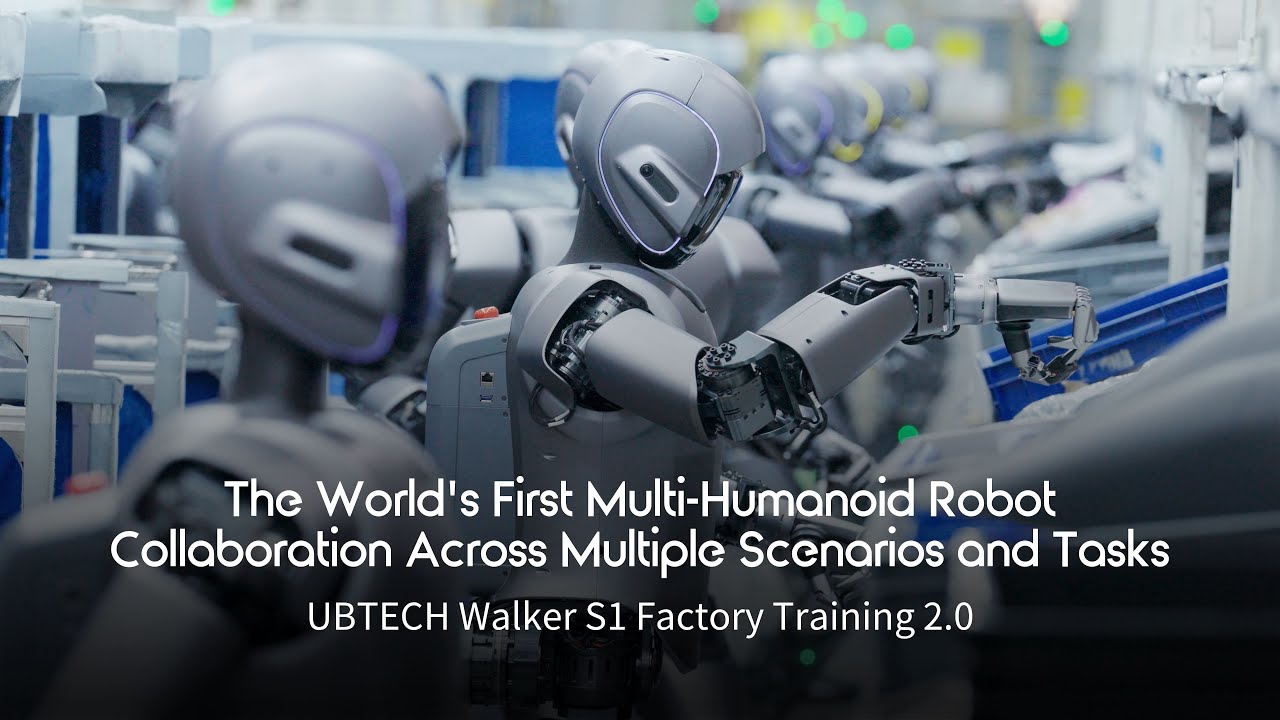 UBTECH Swarm Intelligence: Walker S1 Factory Training 2.0