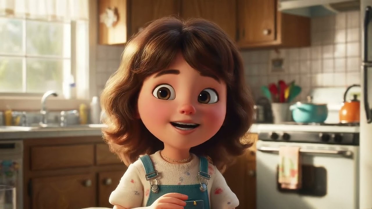 Veo 2 demo | Cartoon girl