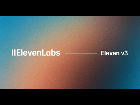 Introducing Eleven v3 (alpha) — Our Most Expressive Text to Speech Model