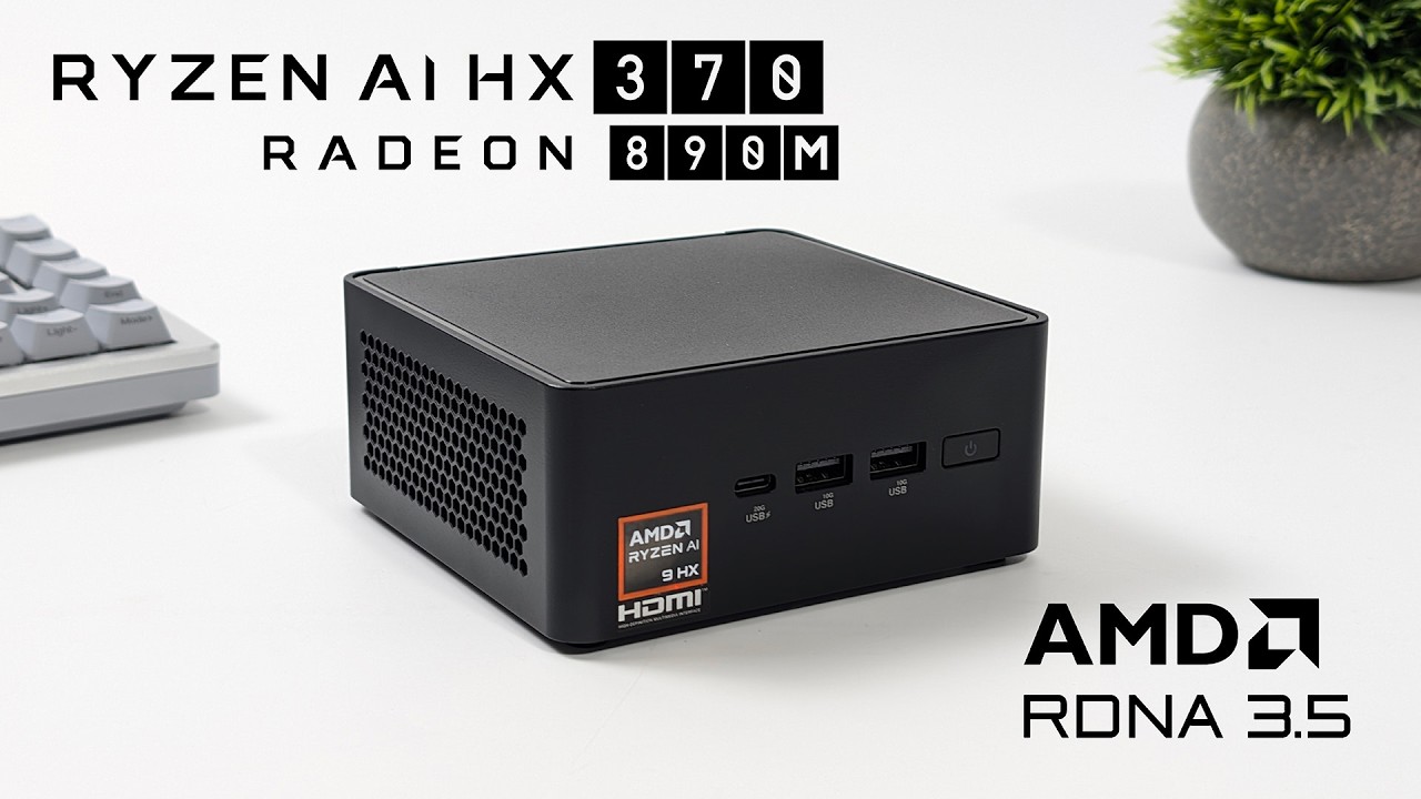 Ryzen AI 9 HX 370を搭載したミニPCが驚異のゲーム性能を発揮