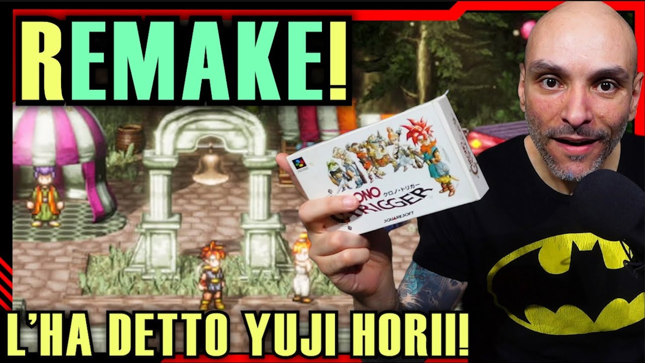 YUJI HORII ANNUNCIA CHRONO TRIGGER REMAKE PER SBAGLIO al NAPOLI COMICON 2025