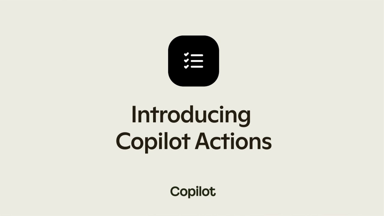 Copilot Actions