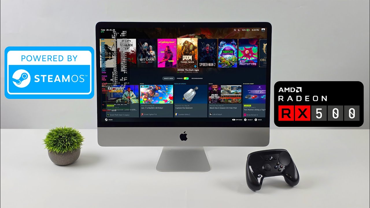 I Turned an Old iMac into a Steam Deck!