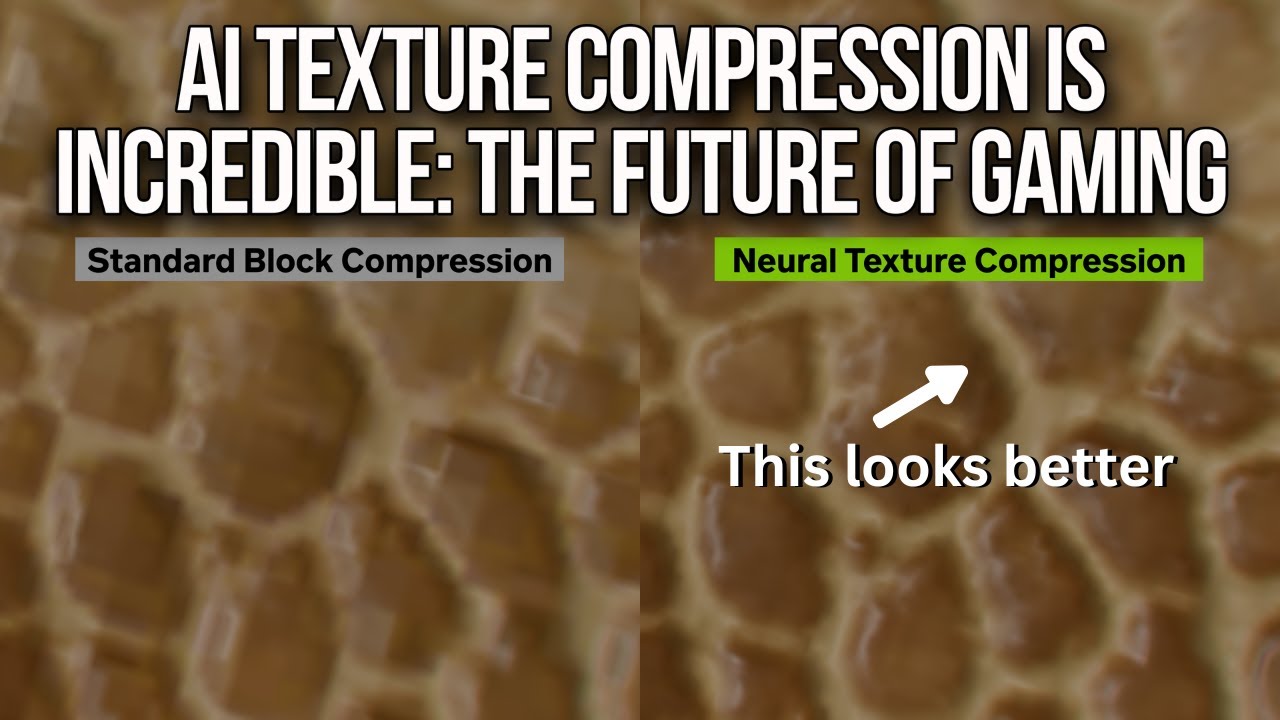 Neural Texture Compression - Better Looking Textures & Lower VRAM Usage for Minimal Performance Cost