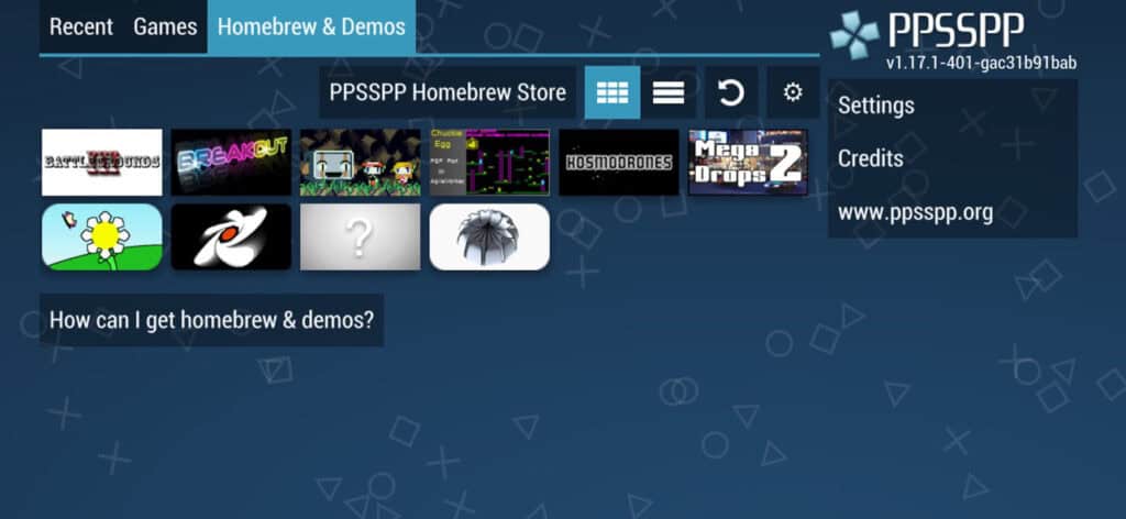 PPSSPP on iOS Screenshots 1