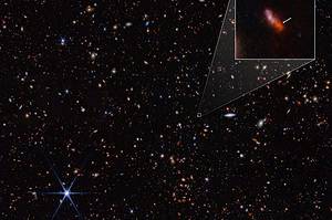Webb finds most distant known galaxy (JADES-GS-z14-0 annotated p