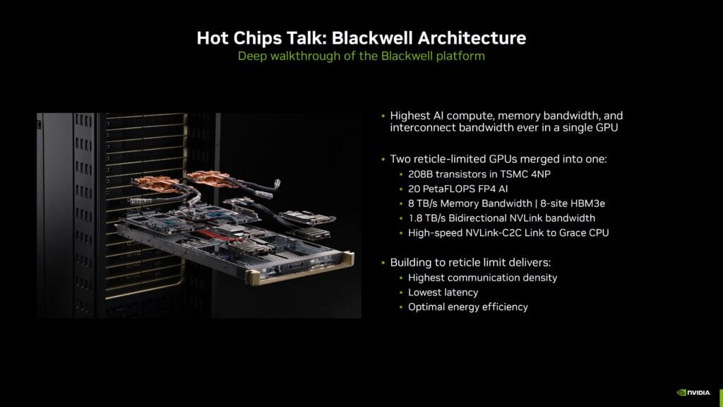 NVIDIA Blackwell NVLINK Switch Pre Hot Chips AI 10