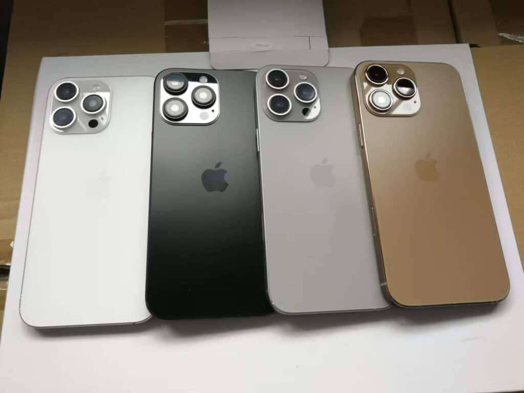 iphone16 ro max dummy bronze