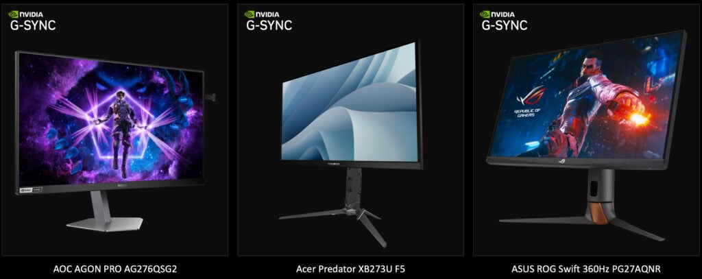 nvidia g sync monitor