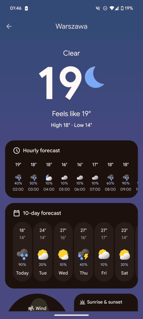 pixel weather test screenshot 4