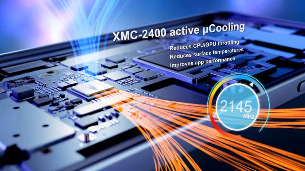 xmems x 2400 active cooling