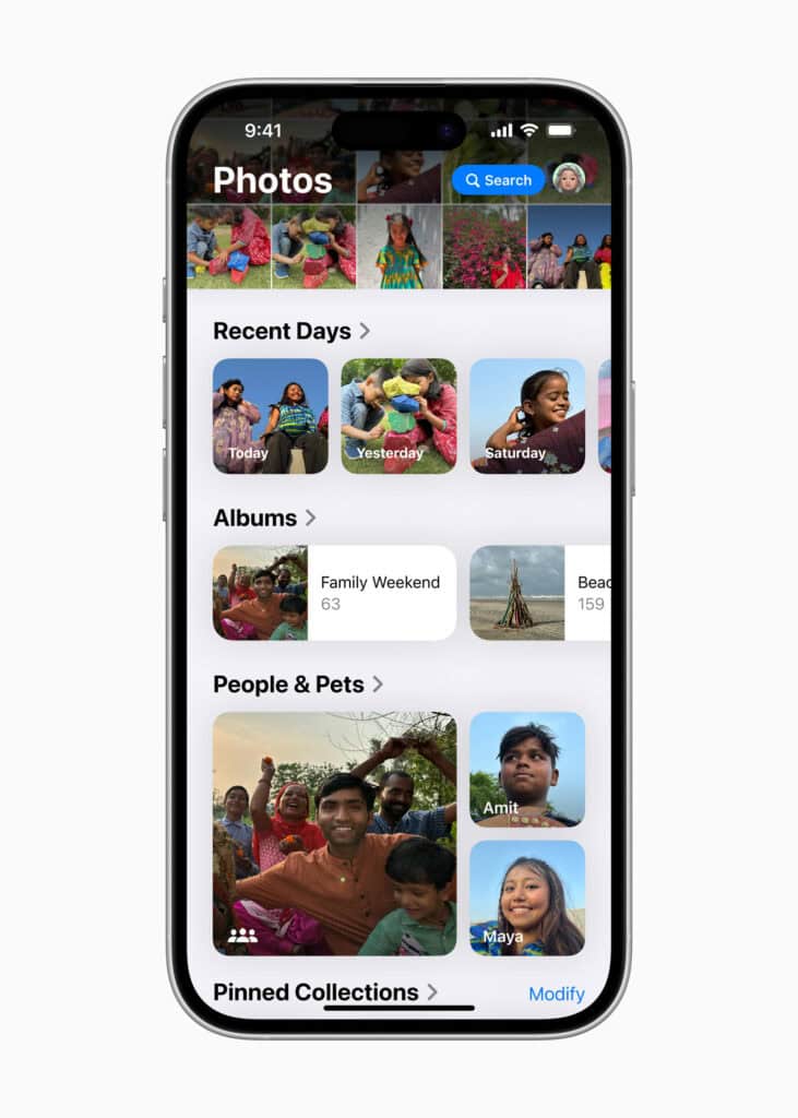 Apple iOS 18 redesigned Photos