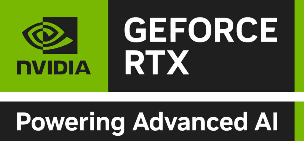 NVIDIA GeForce RTX Powering Advanced AI GPUs AI PC Platforms Logo