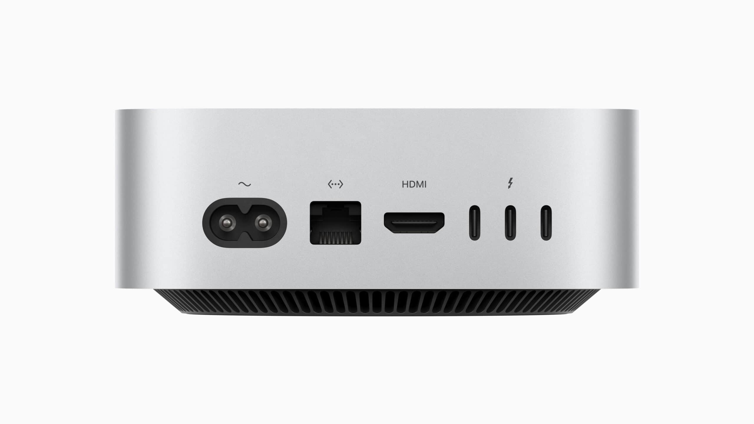 【‼️未使用・新品同様‼️】Mac Mini M4 16+256 保証付き・送料無料 Apple-Mac-mini-back-facing-