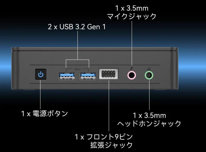 geekom air12 lite port 1