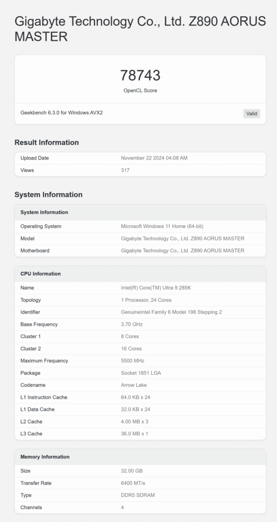 FireShot Capture 199 Gigabyte Technology Co. Ltd. Z890 AORUS MASTER Geekbench browser.geekbench.com