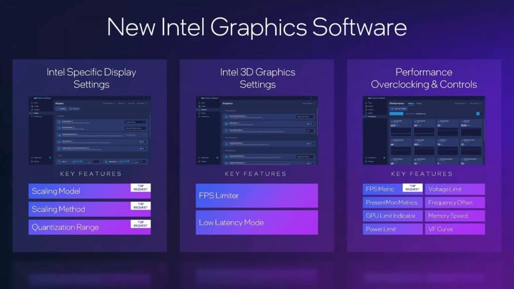 new intel graphics software