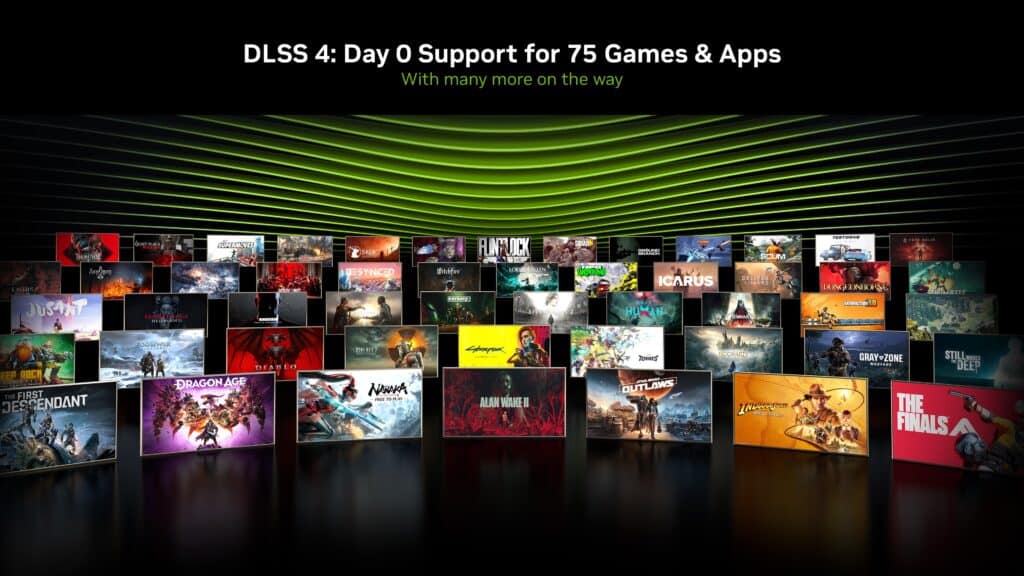 nvidia dlss 4 day 0 game app support