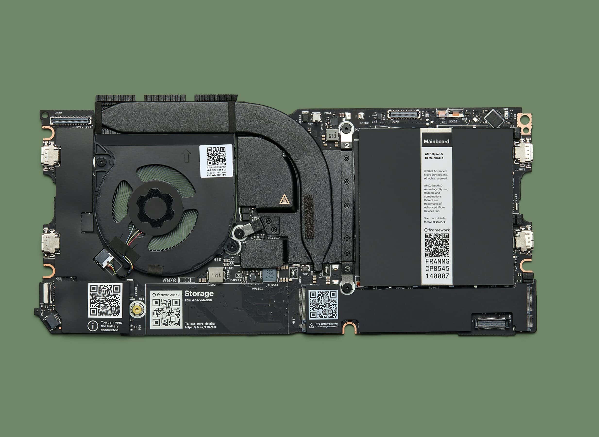 Framework Laptop 13 mainboard image