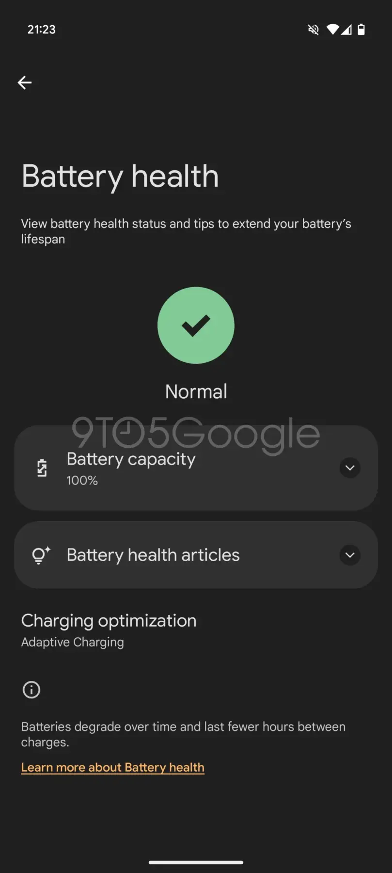 android 16 beta2 battery health