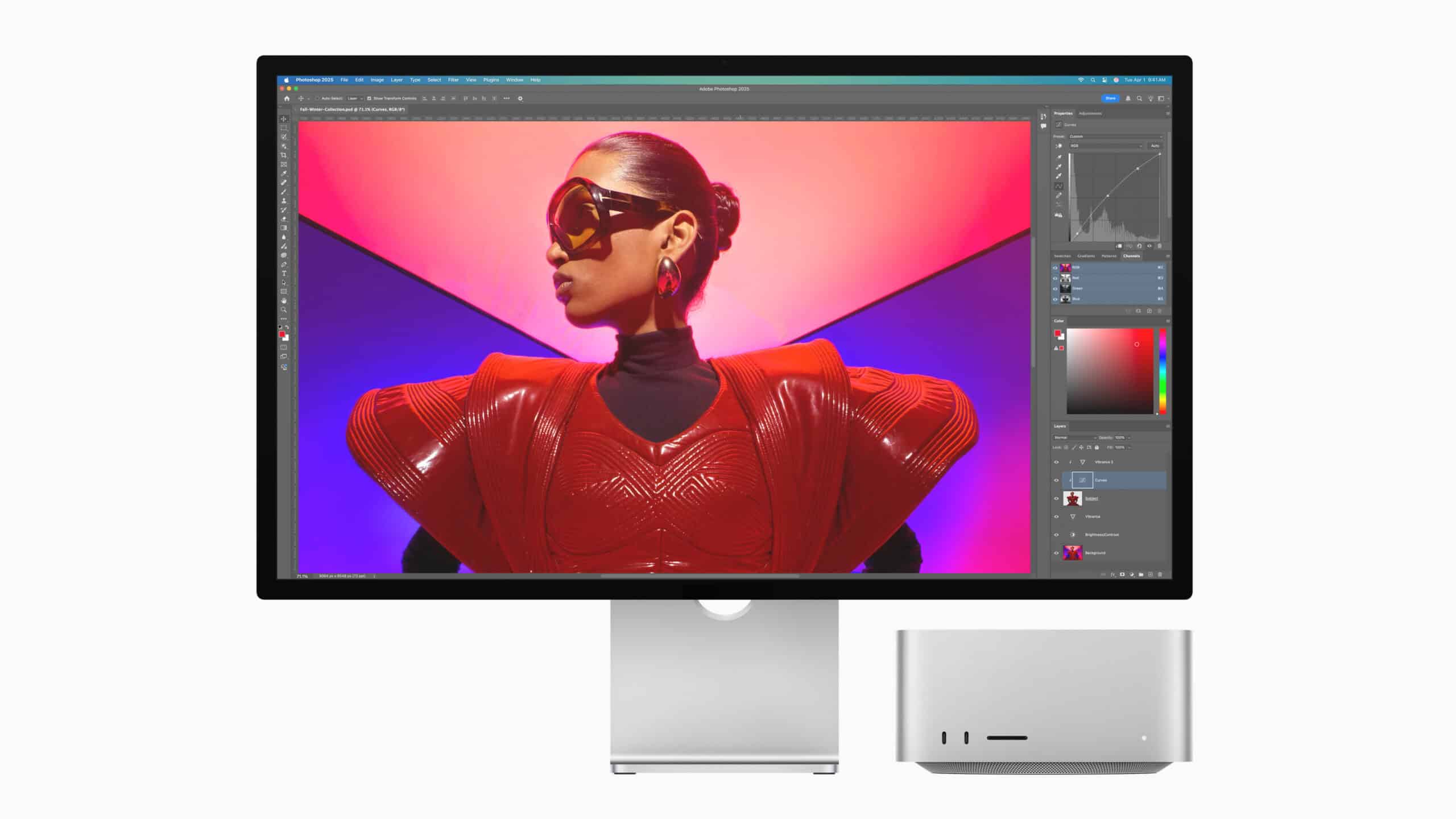 Apple Mac Studio M4 Max Adobe Photoshop 250305