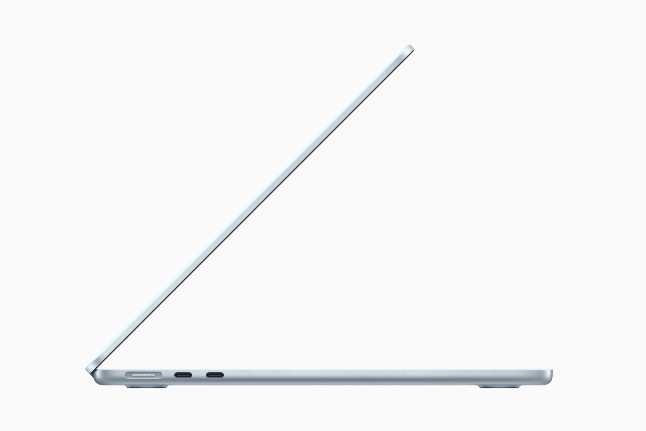 Apple MacBook Air side view 250305