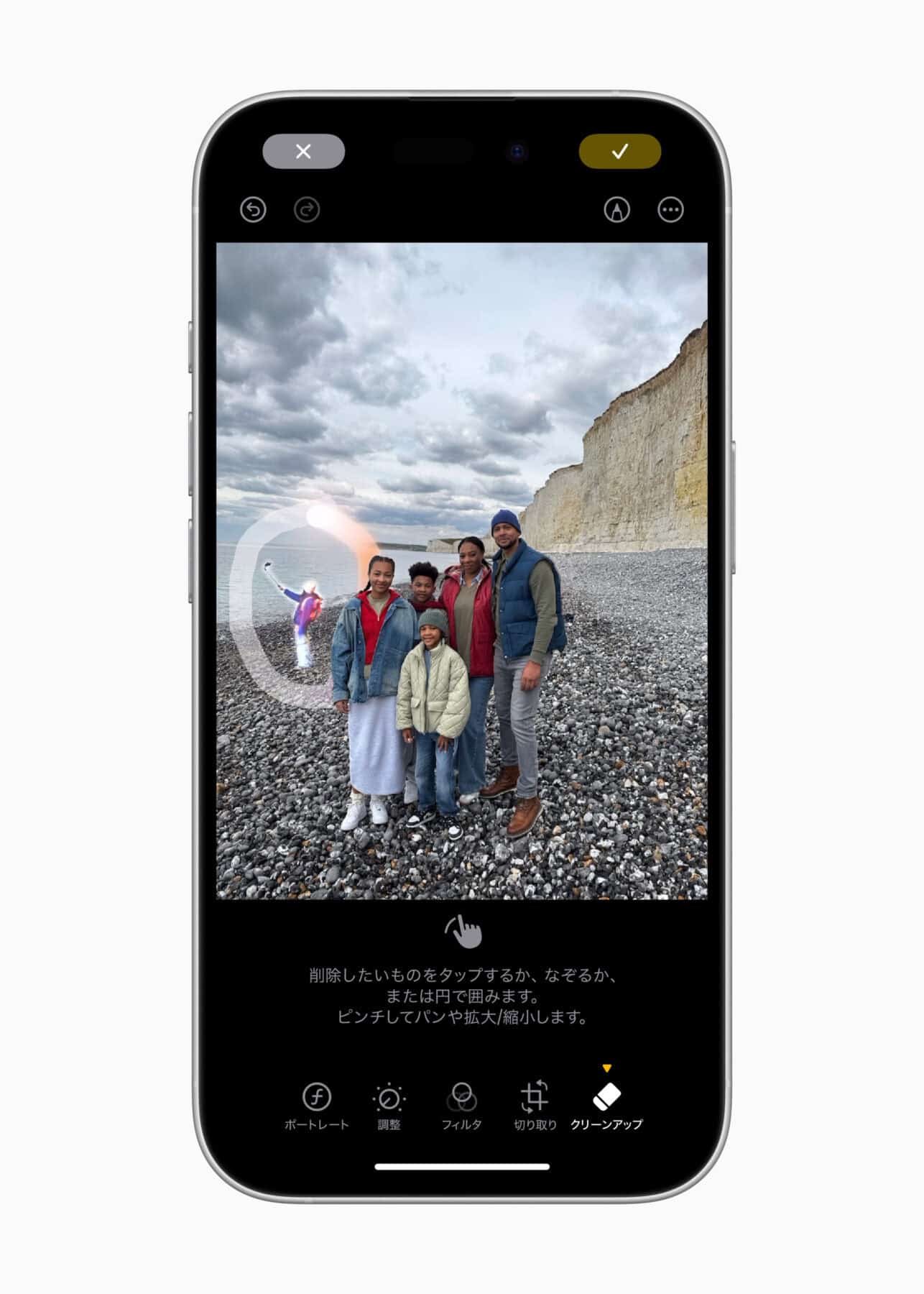 Apple Intelligence JP Photos Clean Up