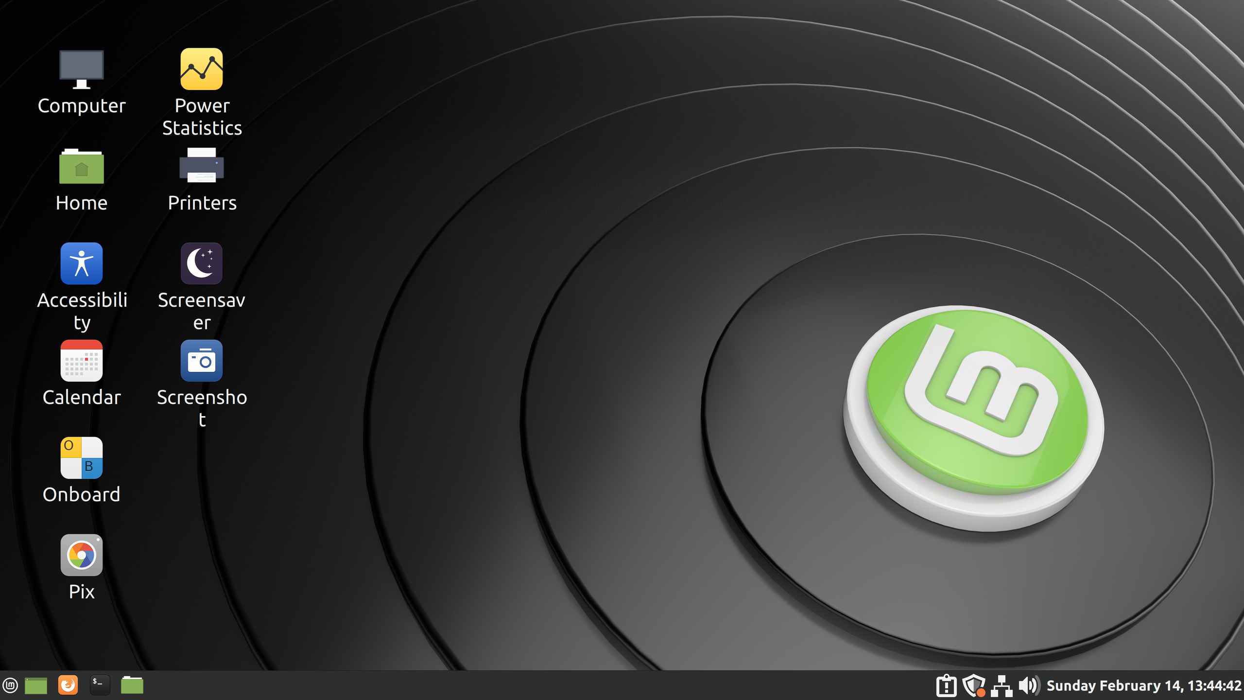 linux mint desktop
