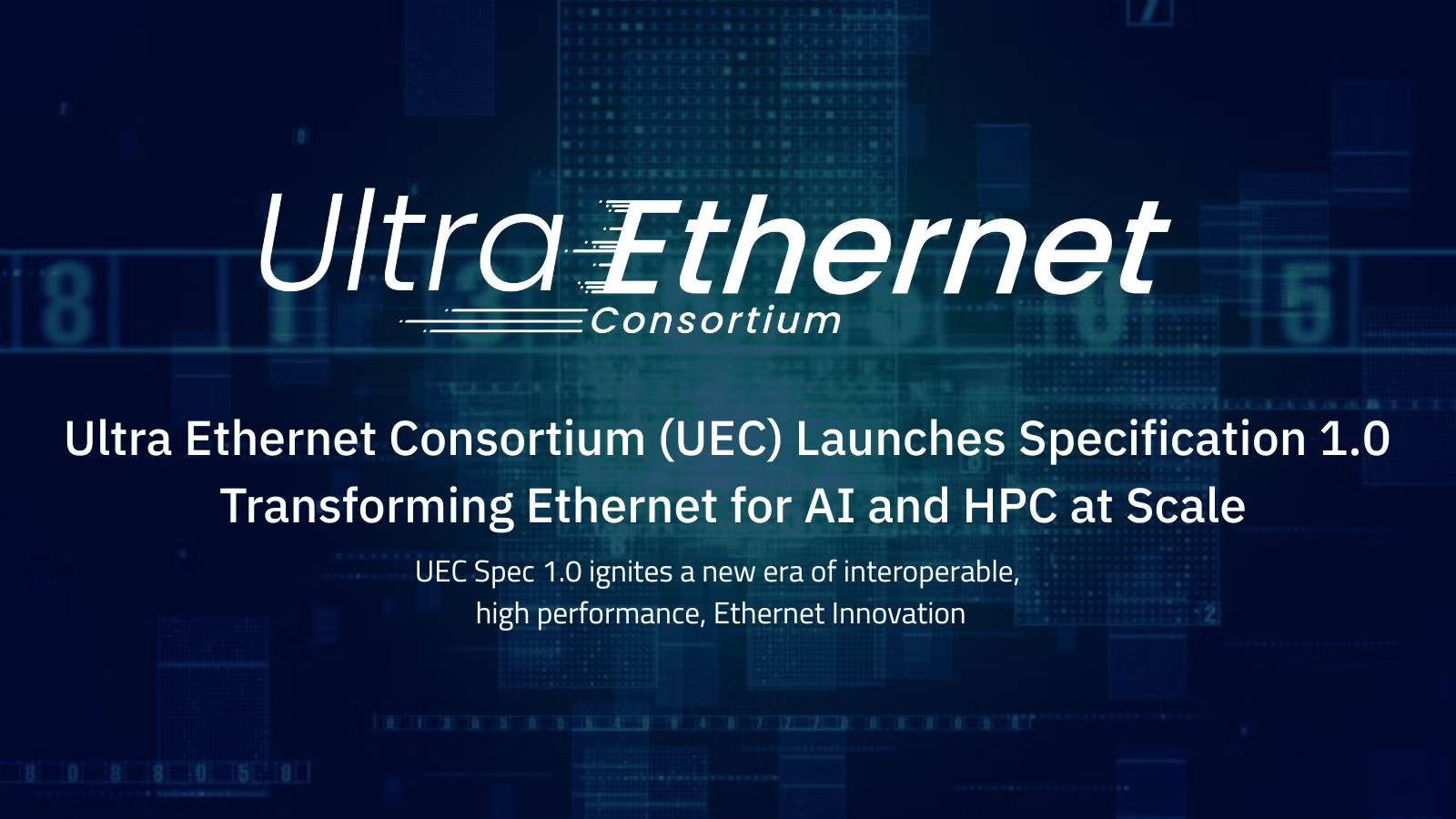 Ultra Ethernet Consortium (UEC) 1.0仕様が正式発表：AIデータセンターの覇権争いは新章へ