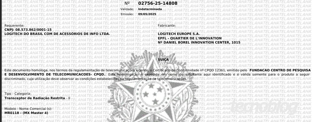 certificado mx master 4