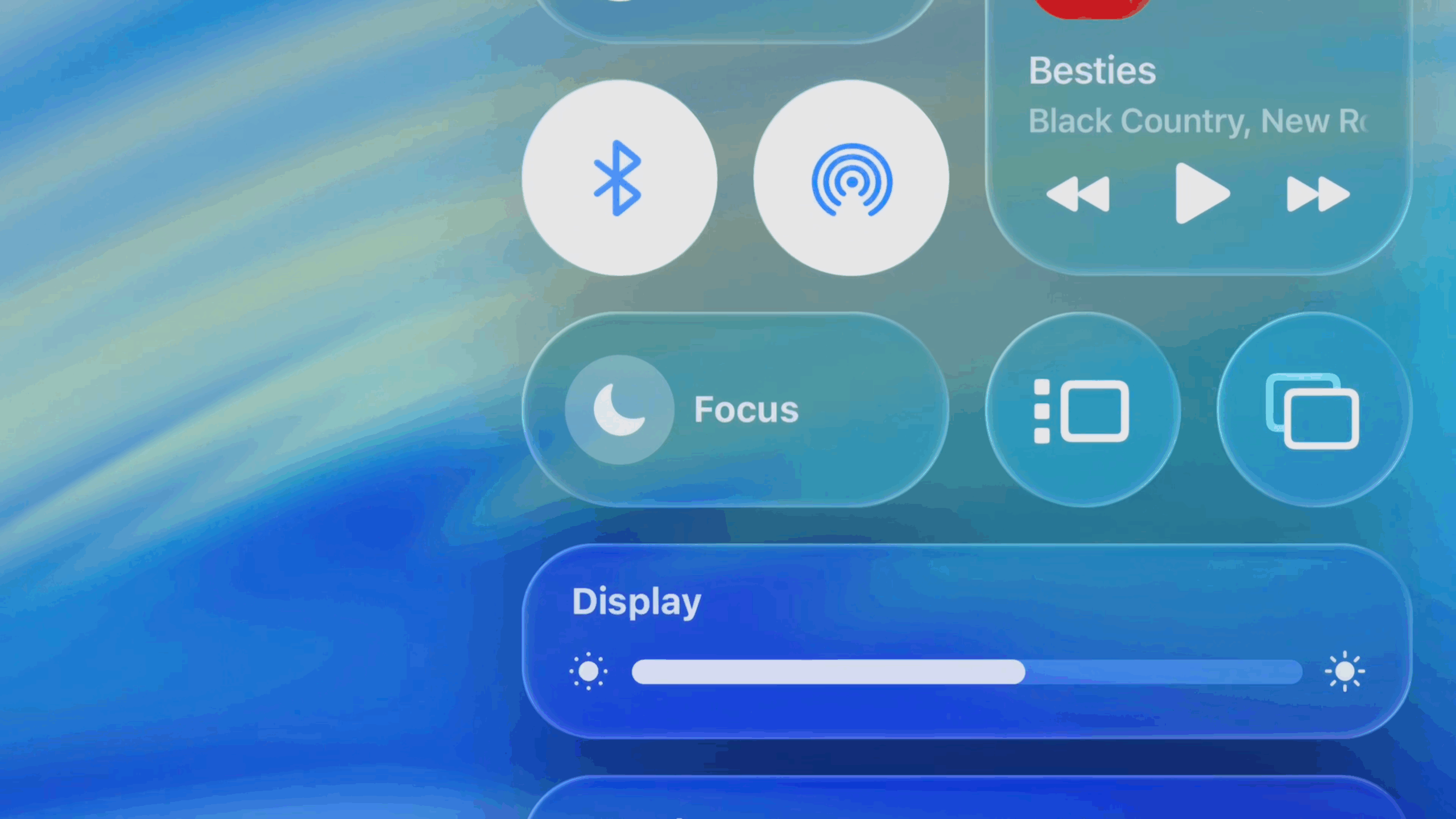 ios 26 liquid glass control center