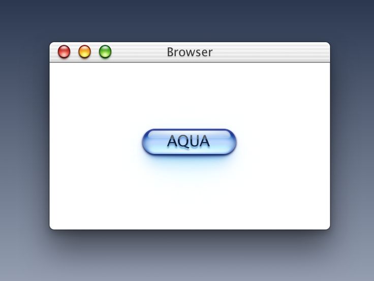 macos x aqua