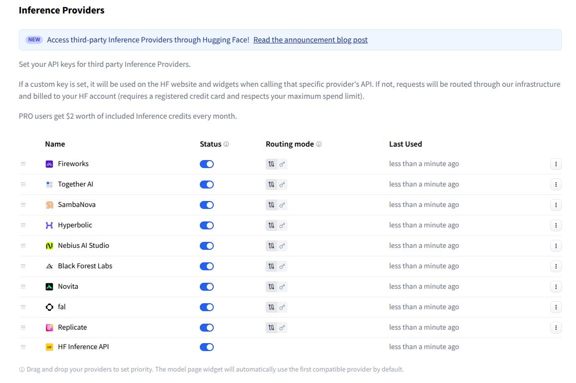 user settings updated