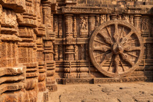 The ancient Sun temple at Konark built in 13th century is a worl