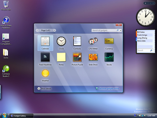 windows vista aero