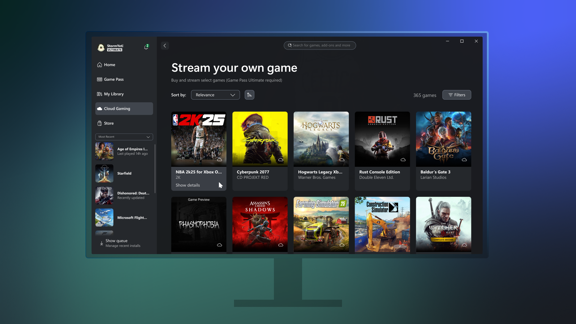 Xbox PCアプリ、所有ゲームのストリーミングに対応へ。Game Pass Ultimate会員向けにInsider先行提供開始