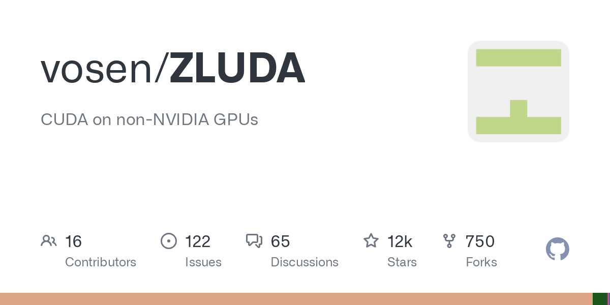 NVIDIAの独占を崩せるか？ CUDA互換プロジェクト「ZLUDA」が開発加速、AIとゲーム対応で大きな前進